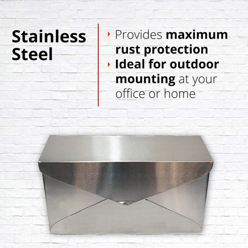 NACH Envelope Wall Mounted Mailbox & Reviews Wayfair